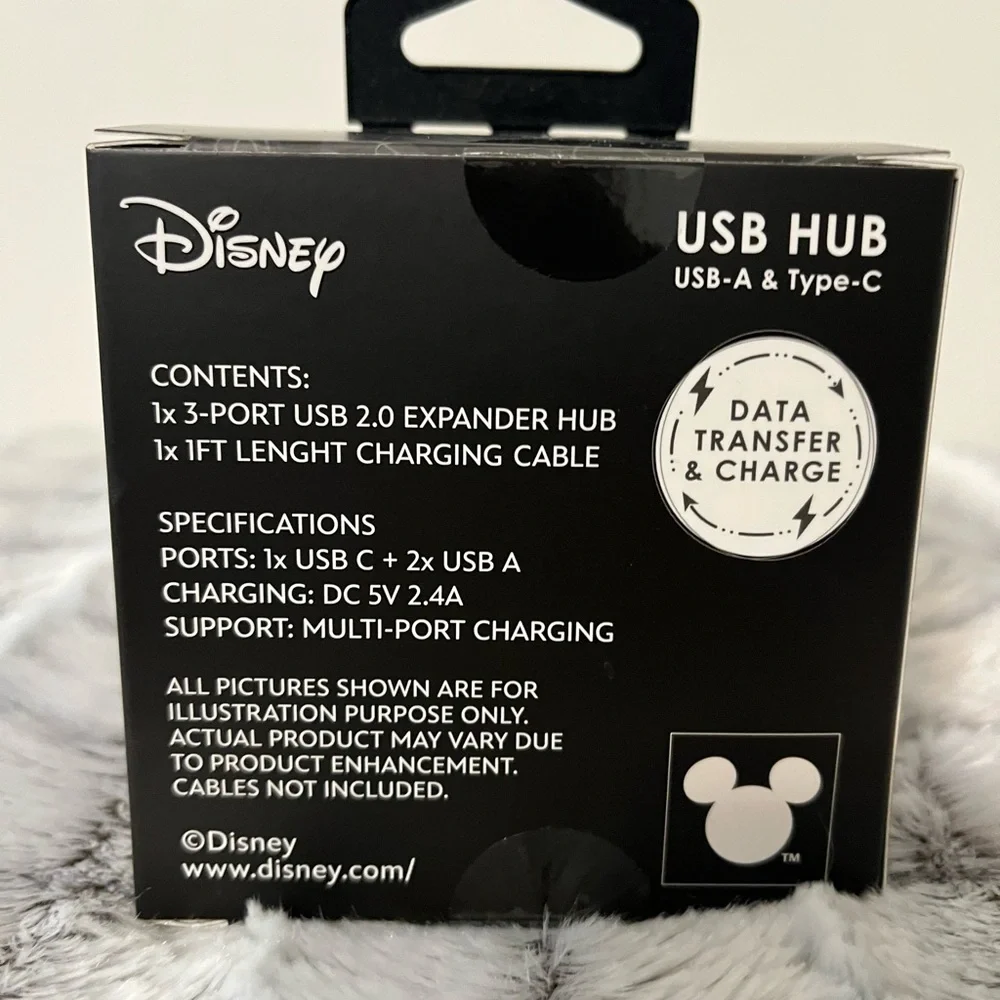 Disney Blue Stitch USB Hub